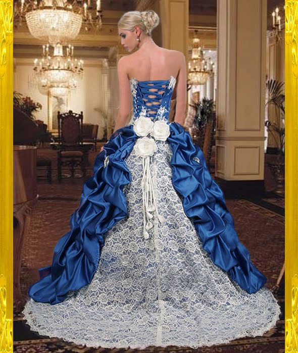Matrimonio di Moda Piu bei vestiti di matrimonio blu
